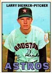 1967 Topps Baseball Cards      498     Larry Dierker